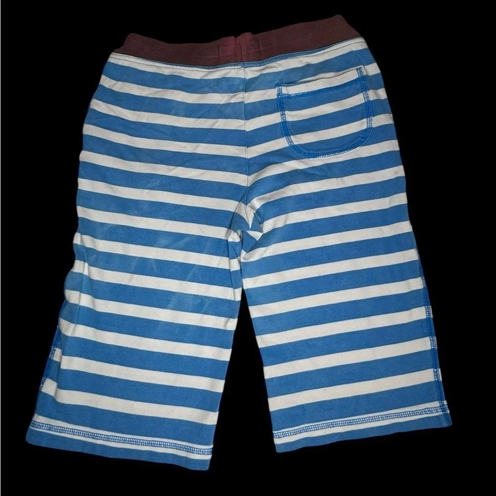Mini Boden blue and white striped shorts 10 k38